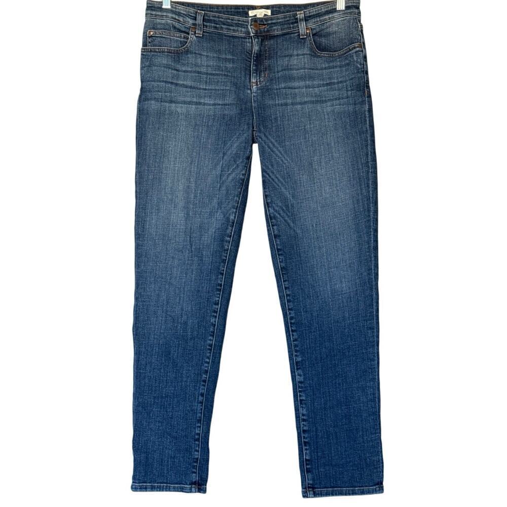 Eileen Fisher Straight Leg Jeans Women’s Size 8 Style R17BD Blue Denim